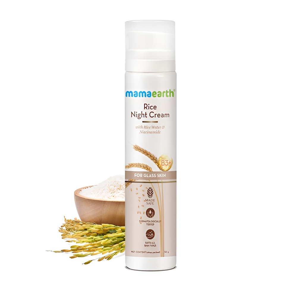 Rice Night Cream With Rice Water & Niacinamide for Glass Skin - 50 gm