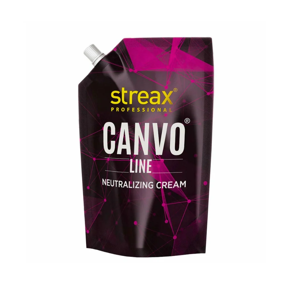 Streax Canvo Line Hair Straightening Cream 500g & Neutralizing Cream 500g